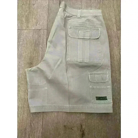 Eddie Bauer Shorts Mens 40 Khaki Tan Field Short Legend Cargo Pockets Cotton - Picture 9 of 9